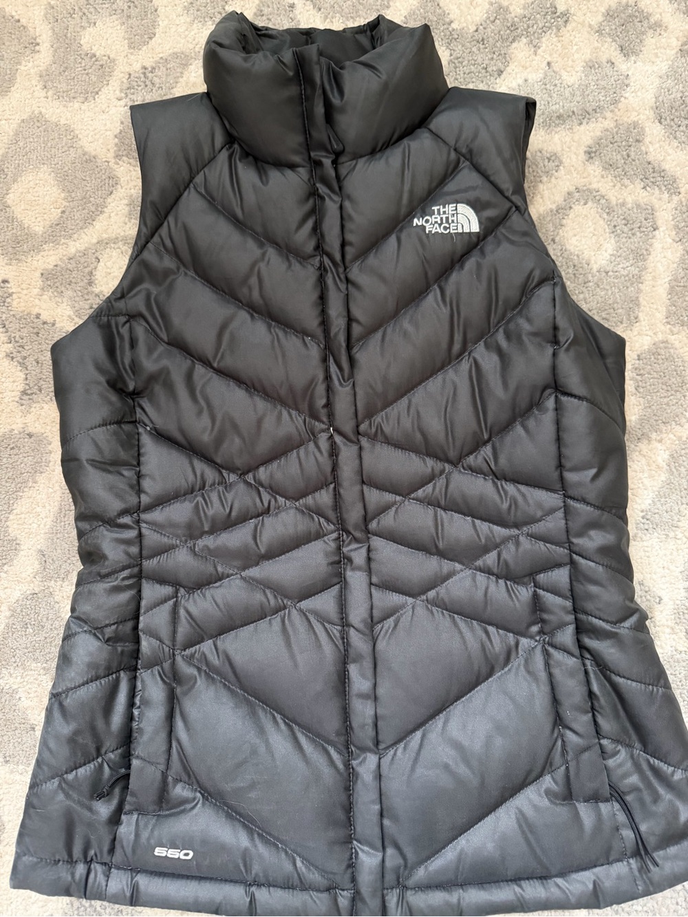 The North Face Women's Black Quilted Down Vest